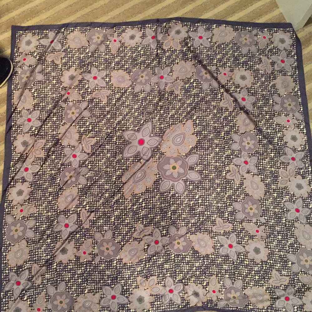 Oscar de la Renta silk scarf